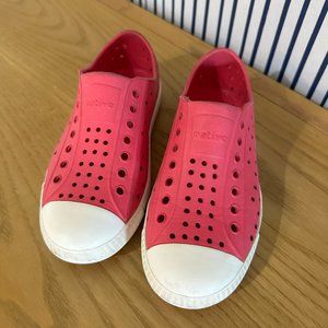 Native Shoes Kids Jefferson Slip-on Sneakers Pink Size 13